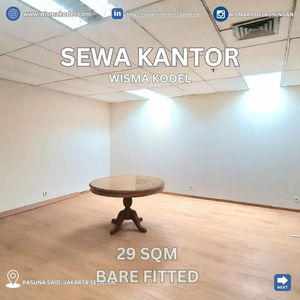 Sewa Mini Office 29 m2 di Wisma Kodel Kuninga, Murah, Lokasi Strategis