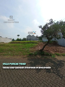 Tanah Kavling Siap Bangun Poros Jalan Boulevard Di Villa Puncak Tidar