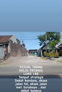 Tanah Strategis di Jl Zainal Abidin, Tambak Sumur, Waru Sidoarjo