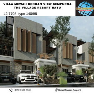 Villa Modern dan mewah di The Village Resort Batu