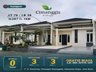Cimanggis Village: Rumah Modern Dekat Stasiun Bj. Gede, Cicilan 3 Jt