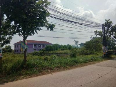 Dekat Pintu Tol Sawangan Tanah SHM Tepi Jalan Raya Bedahan
