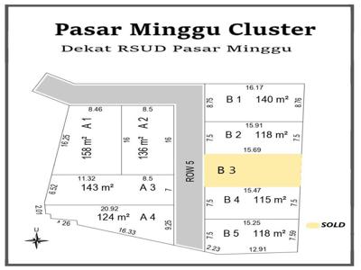 Dijual 9 Unit Tanah Kavling Hanya 2.3 KM Ke Pejaten Village