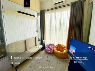 Dijual Apartement Thamrin Residence Low Floor 2BR Furnished West View