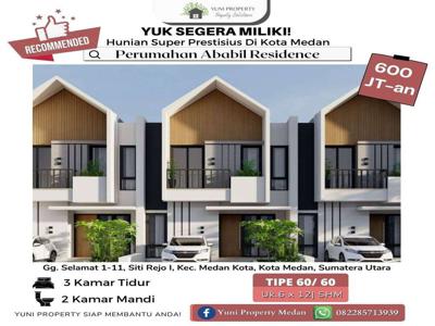 DIJUAL RUMAH 2 LANTAI KAWASAN NYAMAN STRATEGIS DIABABIL RESIDENCE