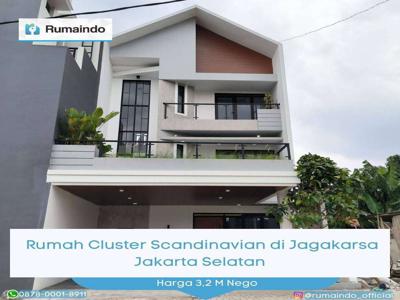 Dijual Rumah Cluster Scandinavian di Jagakarsa Jakarta Selatan