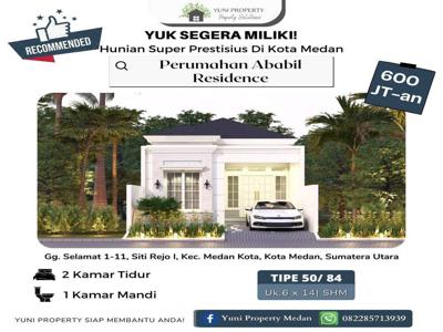 DIJUAL RUMAH MINIMALIS STARTEGIS DI ABABIL RESIDENCE 1 LANTAI DIMEDAN