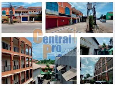 Dijual Tanah& Bangunan komplek komersial aktif di Kelapa Dua Depok