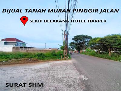 Dijual tanah tengah kota pinggir jalan daerah sekip palembang