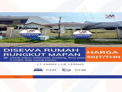 DISEWAKAN RUMAH DI RUNGKUT MAPAN!