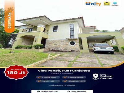 Disewakan Villa Panbil, Full Furnished