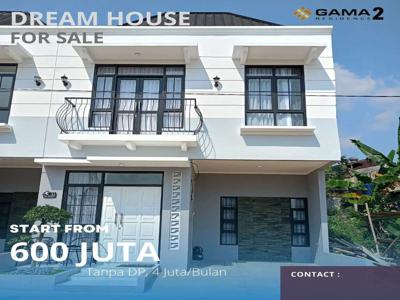 HOT PROMO! RUMAH 2 LANTAI 600JTAN KPR DP 0% ALL IN BIAYA-BIAYA