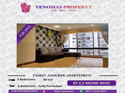 Jual Apartemen Taman Anggrek High Floor 2BR Full Furnished Tower 3