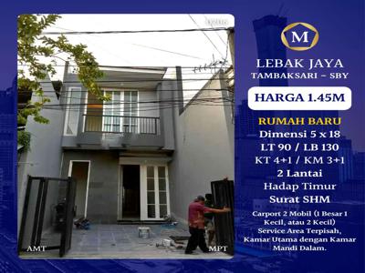 Jual Rumah Baru Tingkat Lebak Jaya Surabaya Timur Dkt Sutorejo Prima