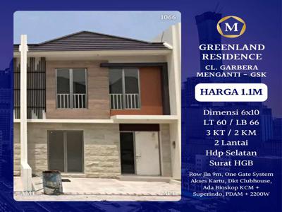 Jual Rumah Greenland Residence Menganti Gresik Dkt Driyorejo Wiyung