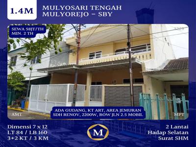 Jual Rumah Sdh Renov Mulyosari Tengah Surabaya Timur Dkt Kalijudan
