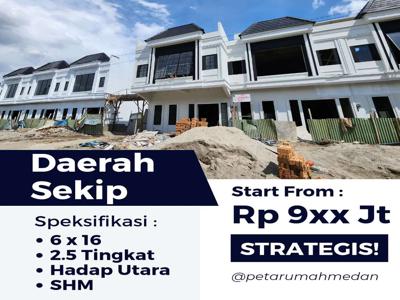 Jual villa baru pinggir jalan kuali daerah ayahanda