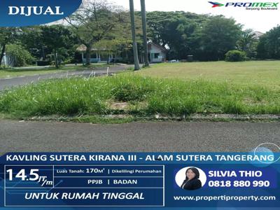 Kavling Sutera Kirana III - Alam Sutera Tangerang