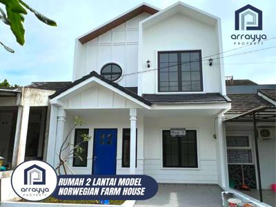 Rumah Baru 2 lantai Model Norwegian Farm House Serpong Green Park