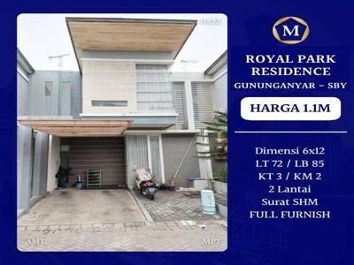 Rumah Full Furnish Royal Park Residence Gunung Anyar Dkt Rungkut
