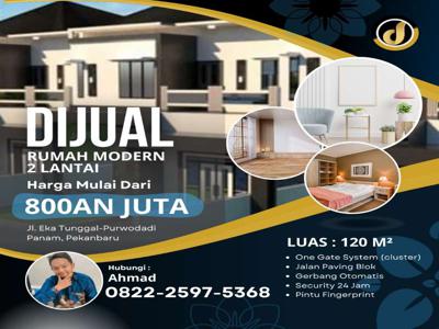 Rumah Mewah Bebas dari Khawatir Garansi Full di Panam, Pekanbaru