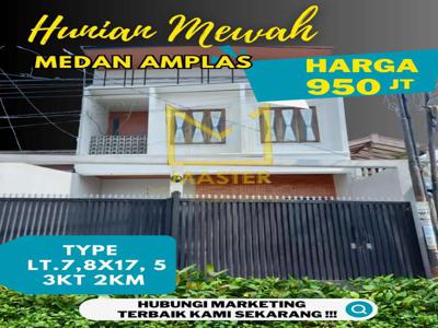 RUMAH SUPER MEWAH MEDAN AMPLAS BOSQUEE