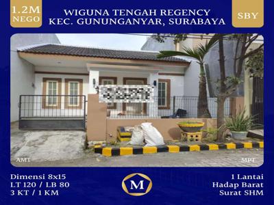Rumah Wiguna Tengah Regency Surabaya Timur Dkt Pondok Candra Nirwana