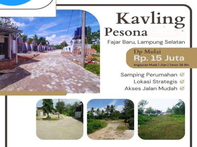 Tanah kavling termurah jalur lintas Bandar Lampung - Karang Anyar.
