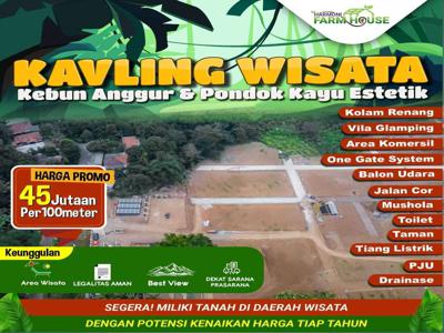 TANAH MURAH 45 JT 100 METER PINGGIR JALAN VIEW PEGUNUNGAN