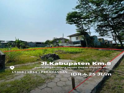 Tanah Paling Murah Jl.Palagan Km.8 Utara Hyatt Dekat Filosofi Kopi, UG