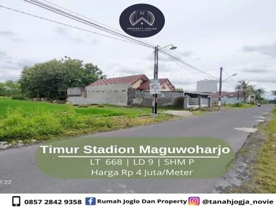 Timur Stadion Maguwoharjo Tanah Luasan 600 Meter