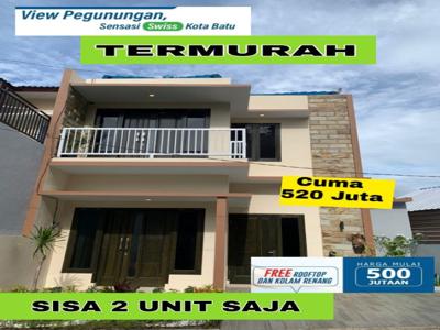 di jual rumah villa kota batu view istimewa kota batu