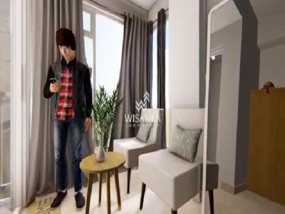 Di sewakan pertahun Apartemen type studio full furnish Benhil Jakpus