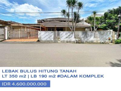 Dijual Cepat Rumah Lama Dekat MRT di Lebak Bulus, Jakarta Selatan