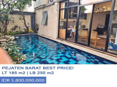 Dijual Cepat Rumah Private Pool di Pejaten Barat, Jakarta Selatan