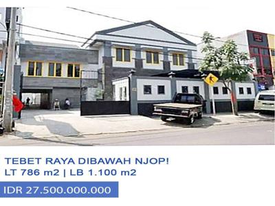 Dijual Dibawah NJOP Kantor di Jl Tebet Raya, Jakarta Selatan