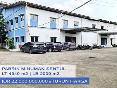 Dijual Pabrik Air Minum Kemasan di Sentul Bogor, Jawa Barat