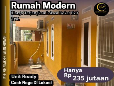 Dijual rumah siap huni di sekitar depok type 70 mulai dari 235jutaan