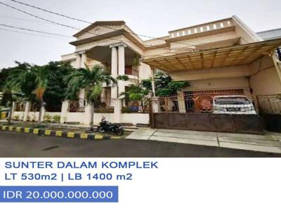 Rumah Bagus 2 Lantai Dalam Komplek Elite di Sunter, Jakarta Utara