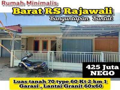 Rumah Baru Barat RS Rajawali jl Pleret Banguntapan