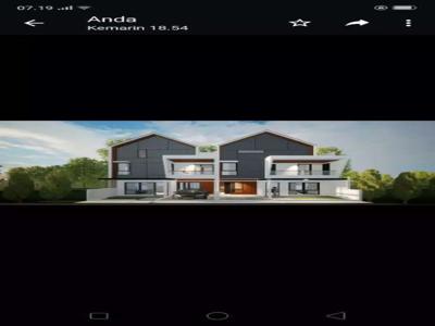 Rumah Baru dengan model minimalis di lingkungkungan cluster