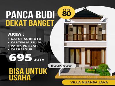 Rumah Baru Mewah di Kapten Muslim Kota Medan