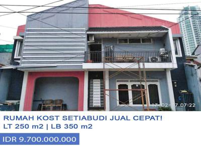 Rumah Kost Termurah 16 Kamar di Jl Setiabudi Kuningan, Jakarta selatan