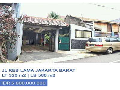 Rumah Langka Dekat Auto 2000 di Jl. Kebayoran Lama, Jakarta Barat