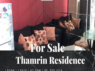 Dijual Apartemen Thamrin Residence 1 Bedroom Furnished Bagus
