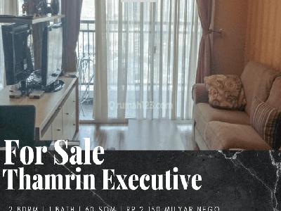 Jual Apartemen Thamrin Executive 2 Bedrooms Lantai Sedang Full Furnished
