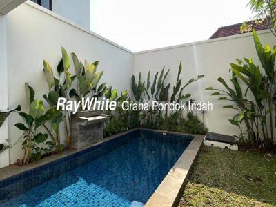 Rumah Sewa 3 Lantai, Rumah Modern di Kemang Jakarta Selatan, Private Pool, Parkir Luas