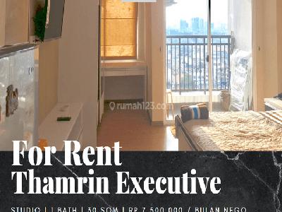 Sewa Apartemen Thamrin Executive Type Studio Low Floor Furnished