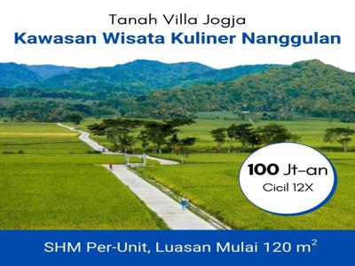 Tanah Jogja 120 m, Dekat Jl Raya Pengasih-Nanggulan Cocok Investasi