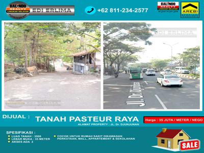 Dijual Tanah mainroad Pasteur Raya